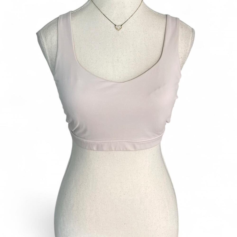 Lululemon Free To Be Bra in color pink bliss women’s size 10 gym yoga